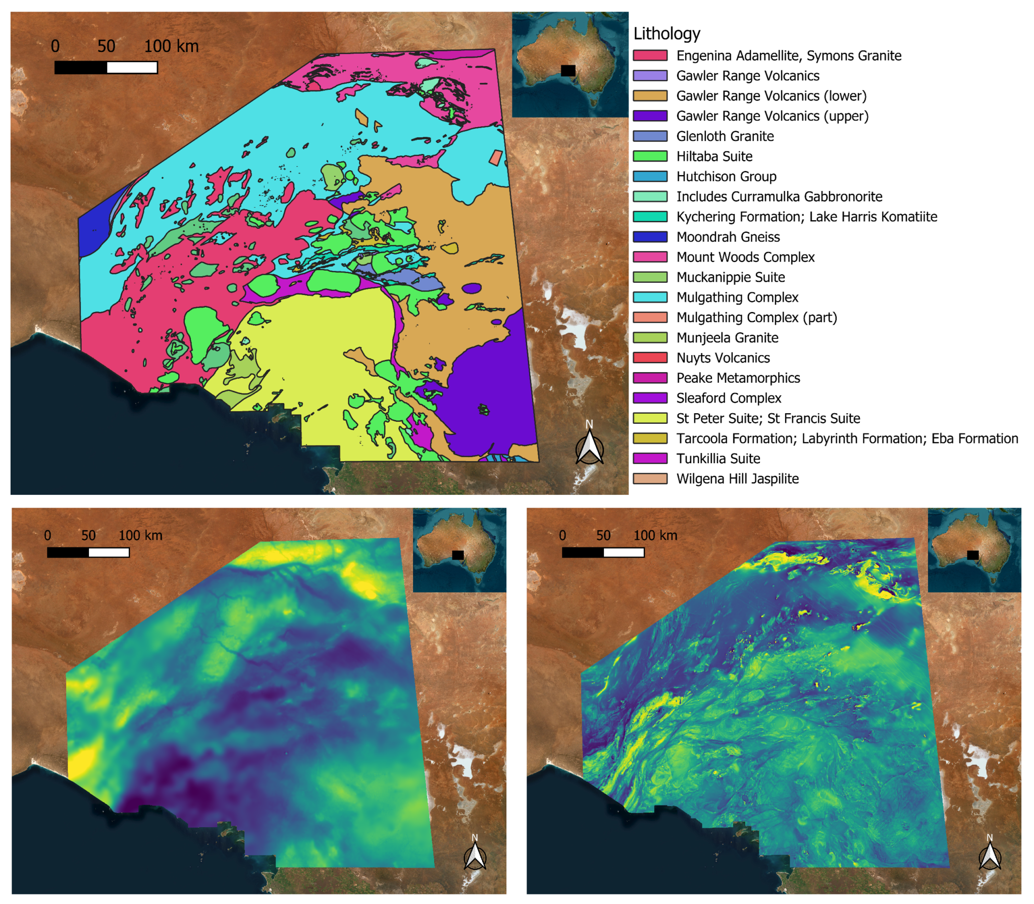 Automated geological mapping with unsupervised community detection ...